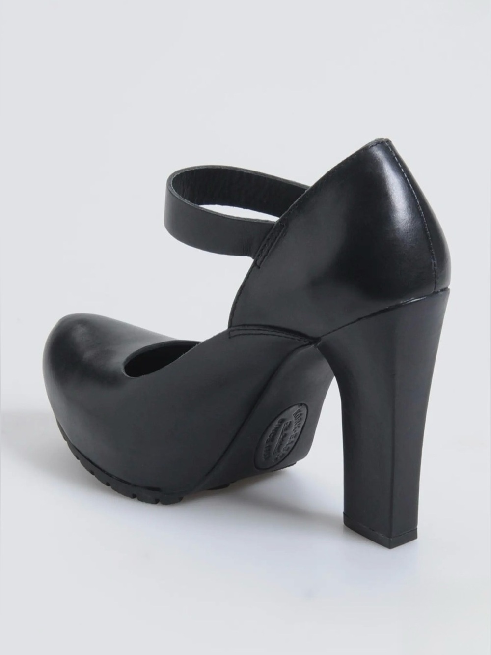 KORK-EASE “PRISCILLA” Black Leather Hidden Platform Mary Jane Heel - Size 8/39 - Picture 3 of 17